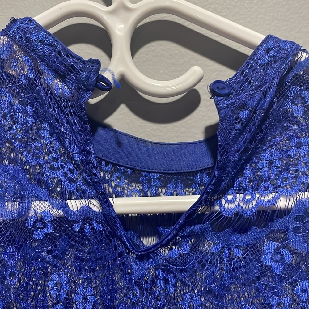 Rebellion blue dress size small - Picture 3 of 4